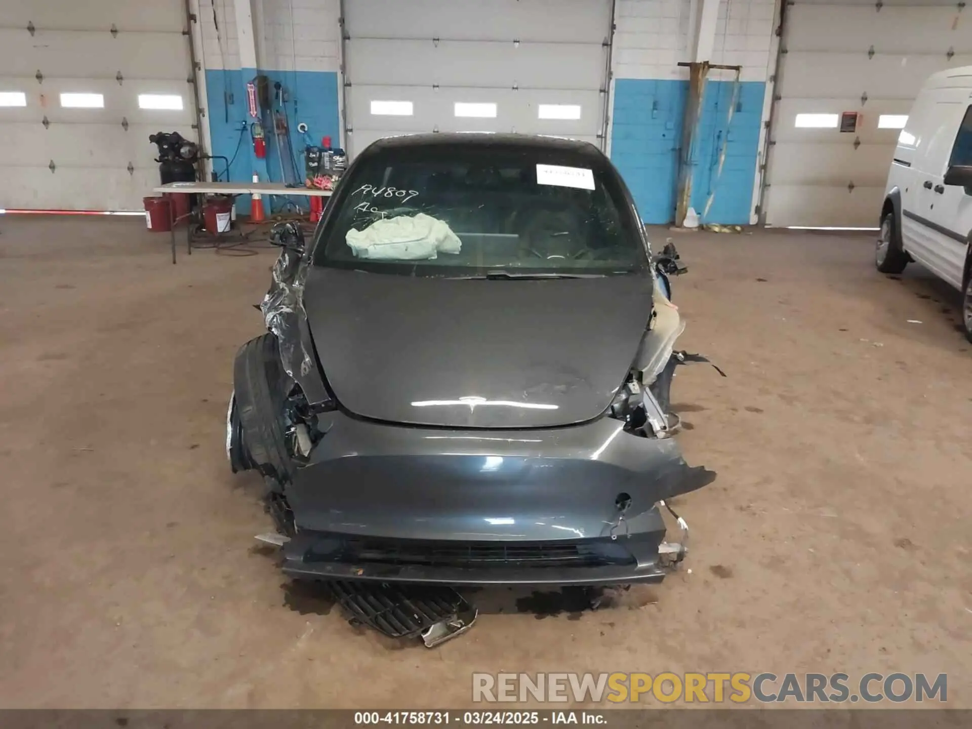 12 Photograph of a damaged car 5YJ3E1EB1MF014821 TESLA MODEL 3 2021