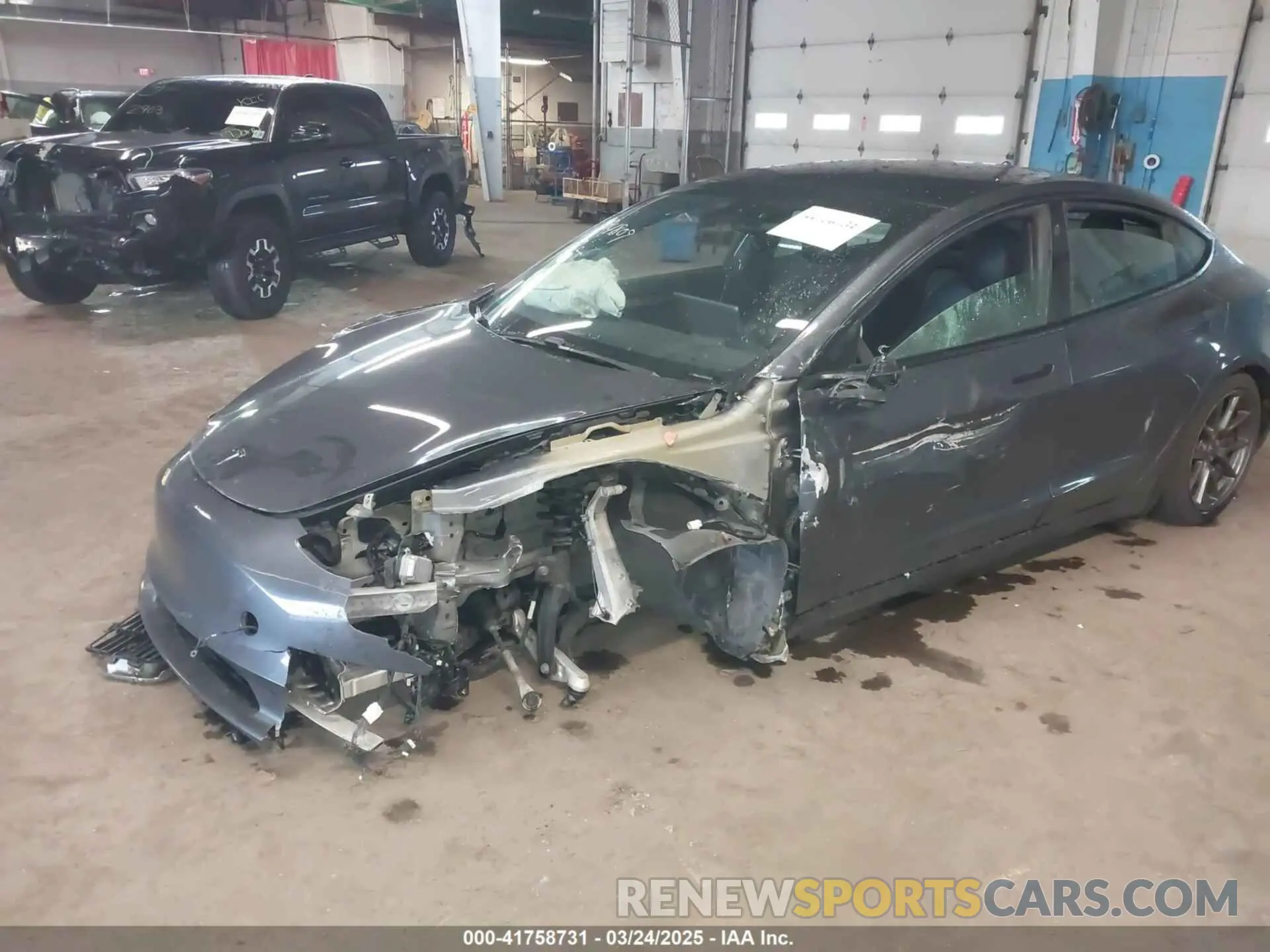 6 Photograph of a damaged car 5YJ3E1EB1MF014821 TESLA MODEL 3 2021