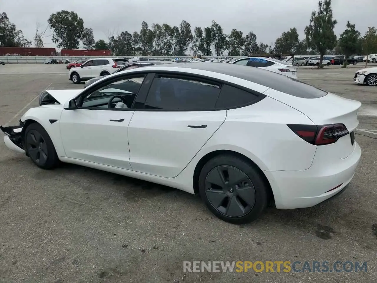 2 Фотография поврежденного автомобиля 5YJ3E1EB1MF032669 TESLA MODEL 3 2021