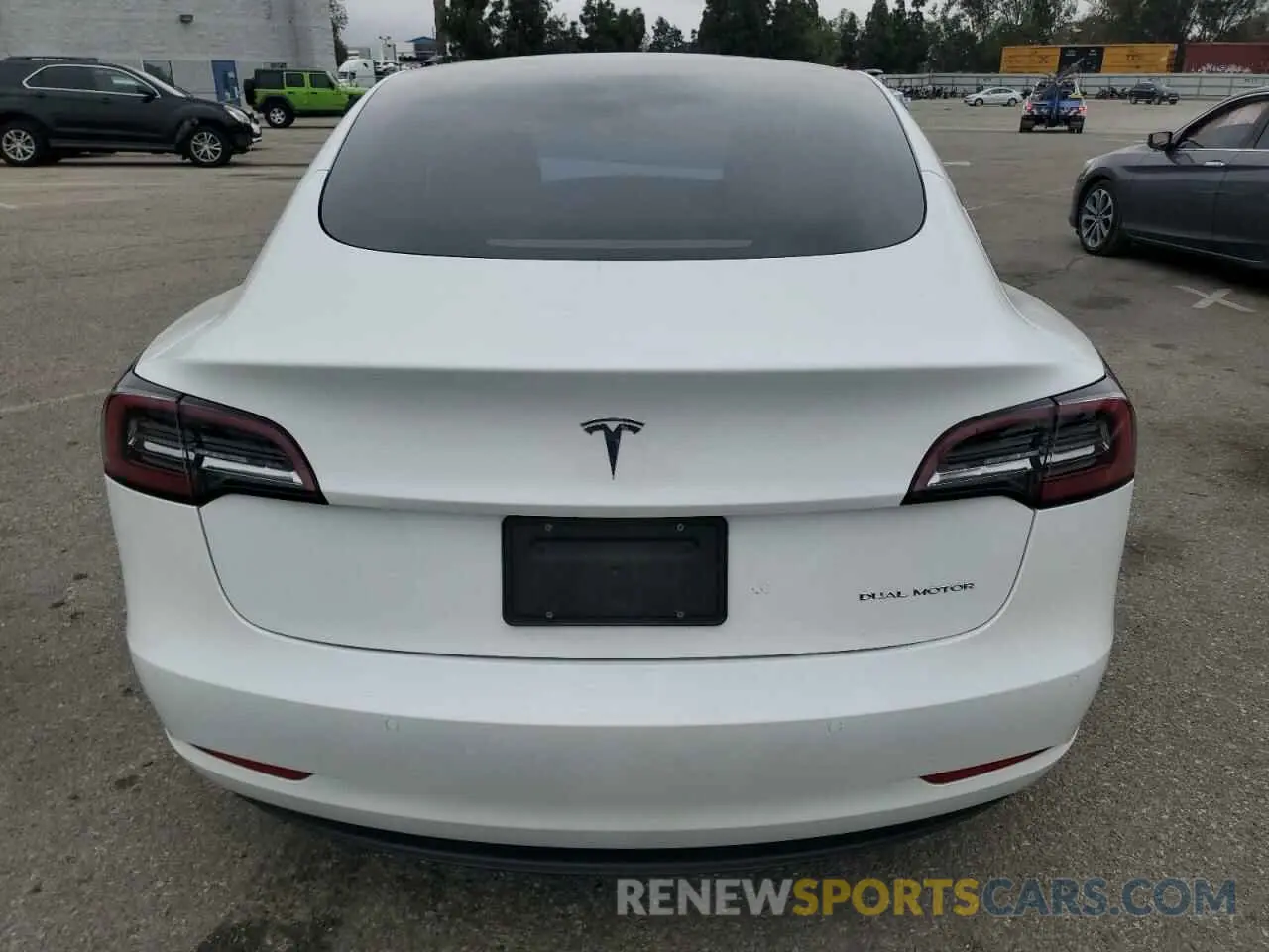 6 Фотография поврежденного автомобиля 5YJ3E1EB1MF032669 TESLA MODEL 3 2021