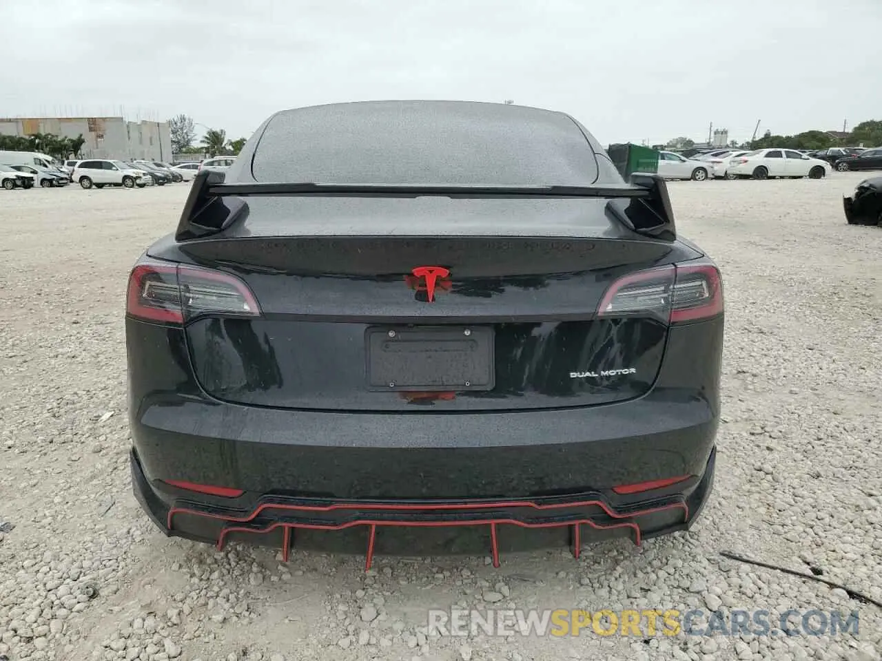 6 Photograph of a damaged car 5YJ3E1EB1MF044157 TESLA MODEL 3 2021