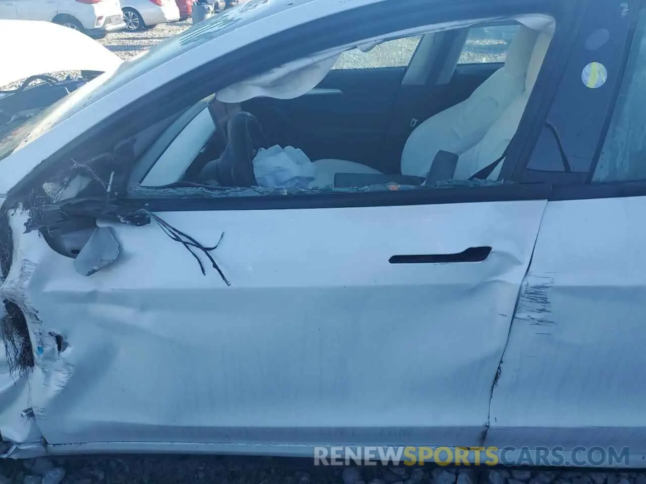 7 Photograph of a damaged car 5YJ3E1EB1MF045812 TESLA MODEL 3 2021