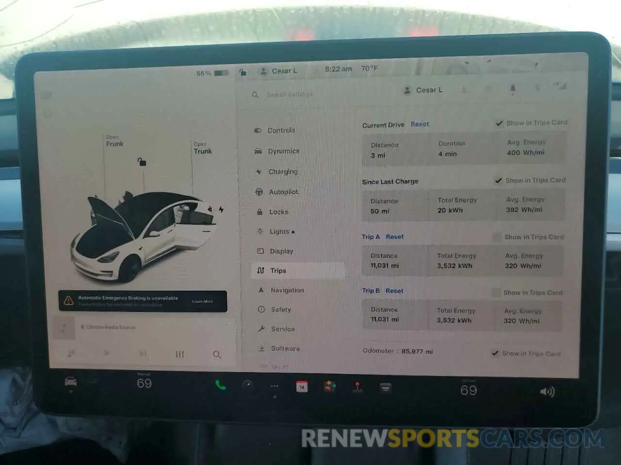 9 Photograph of a damaged car 5YJ3E1EB1MF045812 TESLA MODEL 3 2021