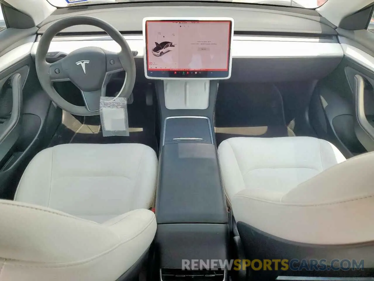 8 Photograph of a damaged car 5YJ3E1EB1MF049049 TESLA MODEL 3 2021