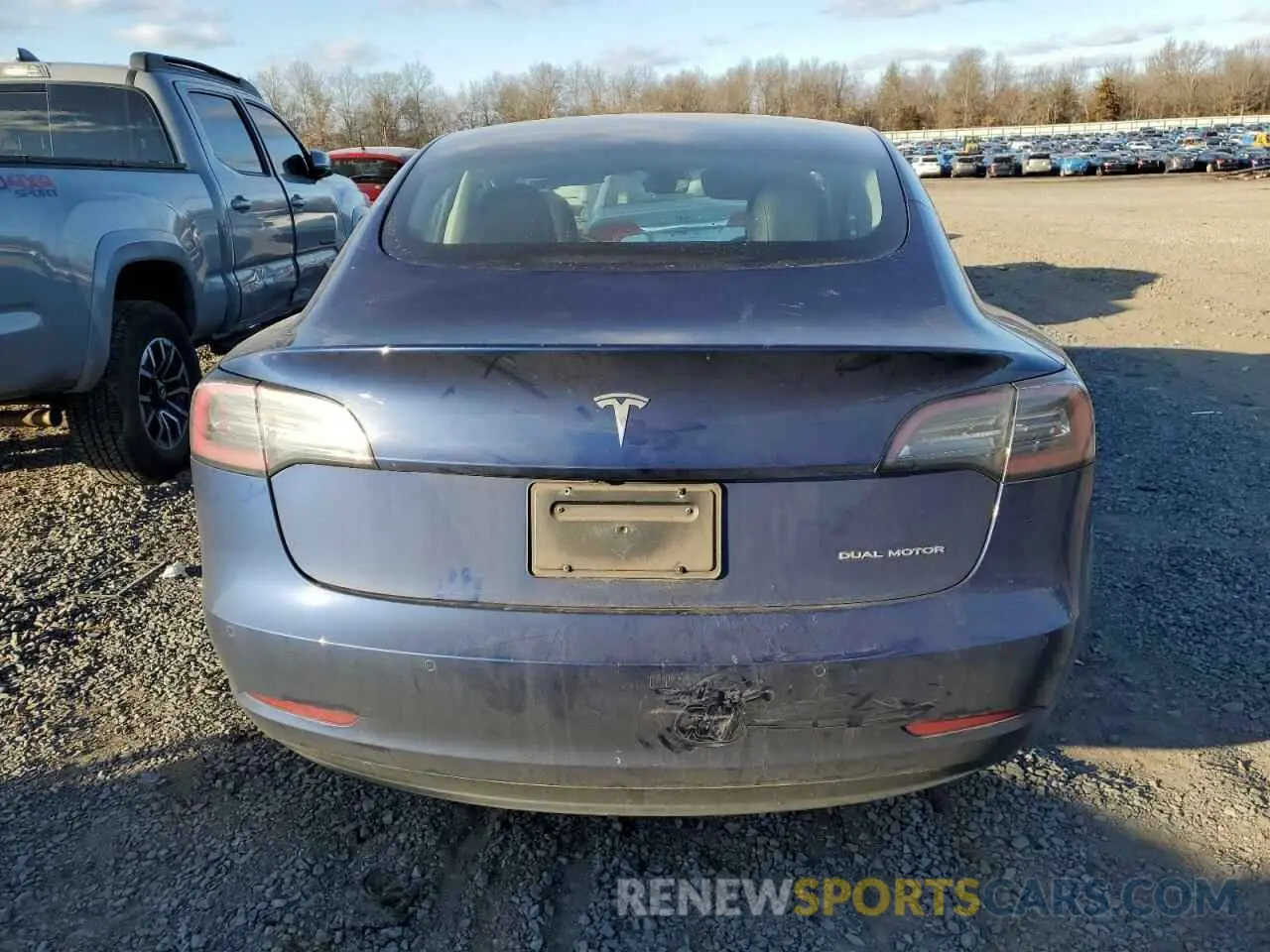 6 Фотография поврежденного автомобиля 5YJ3E1EB1MF050086 TESLA MODEL 3 2021