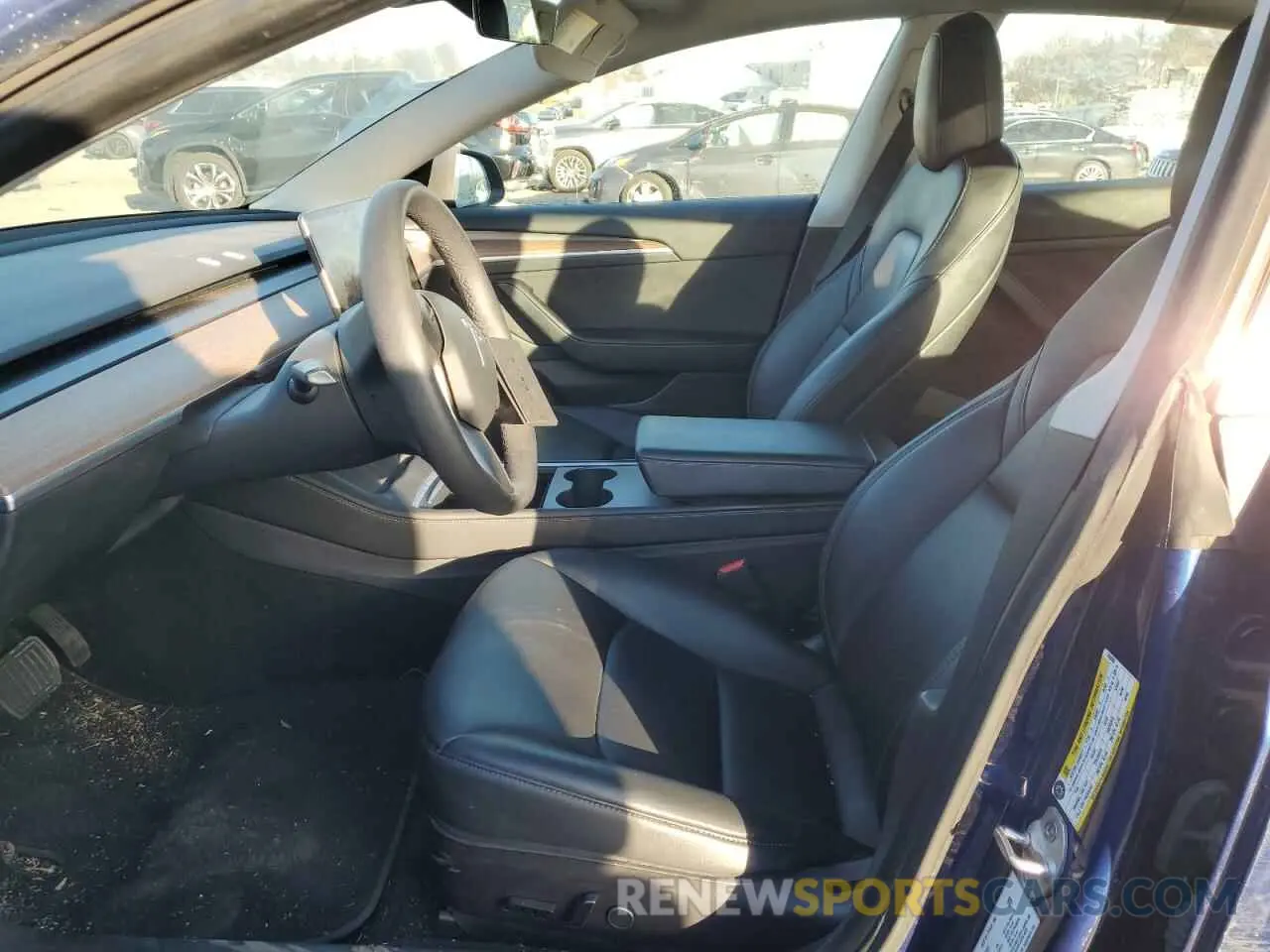 7 Фотография поврежденного автомобиля 5YJ3E1EB1MF050086 TESLA MODEL 3 2021