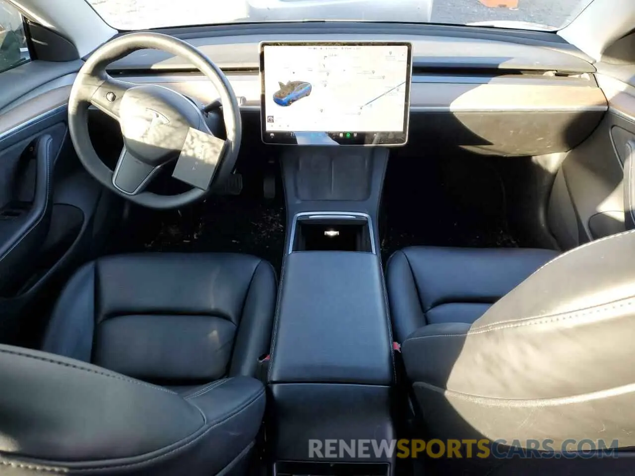 8 Фотография поврежденного автомобиля 5YJ3E1EB1MF050086 TESLA MODEL 3 2021