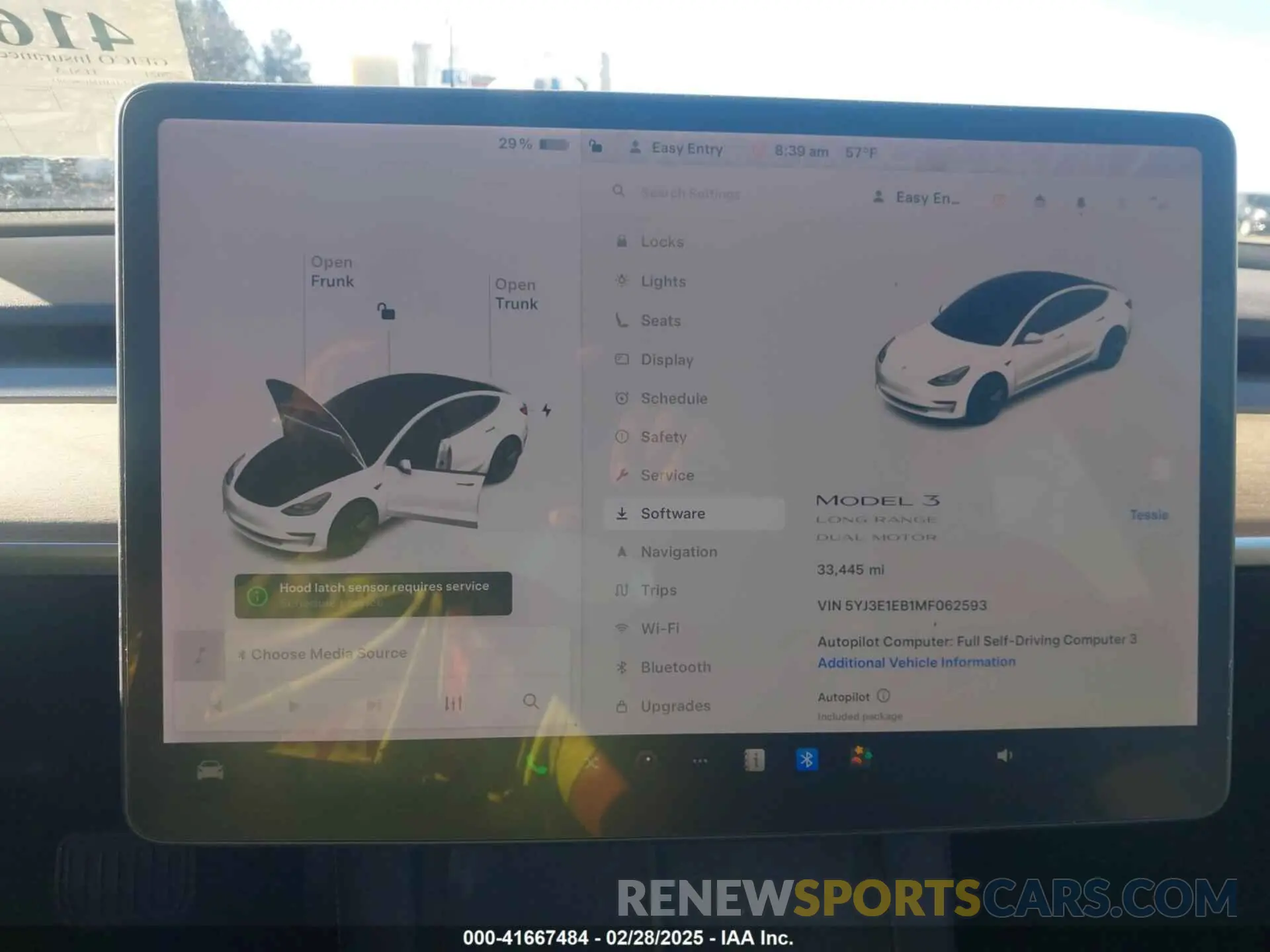 19 Фотография поврежденного автомобиля 5YJ3E1EB1MF062593 TESLA MODEL 3 2021