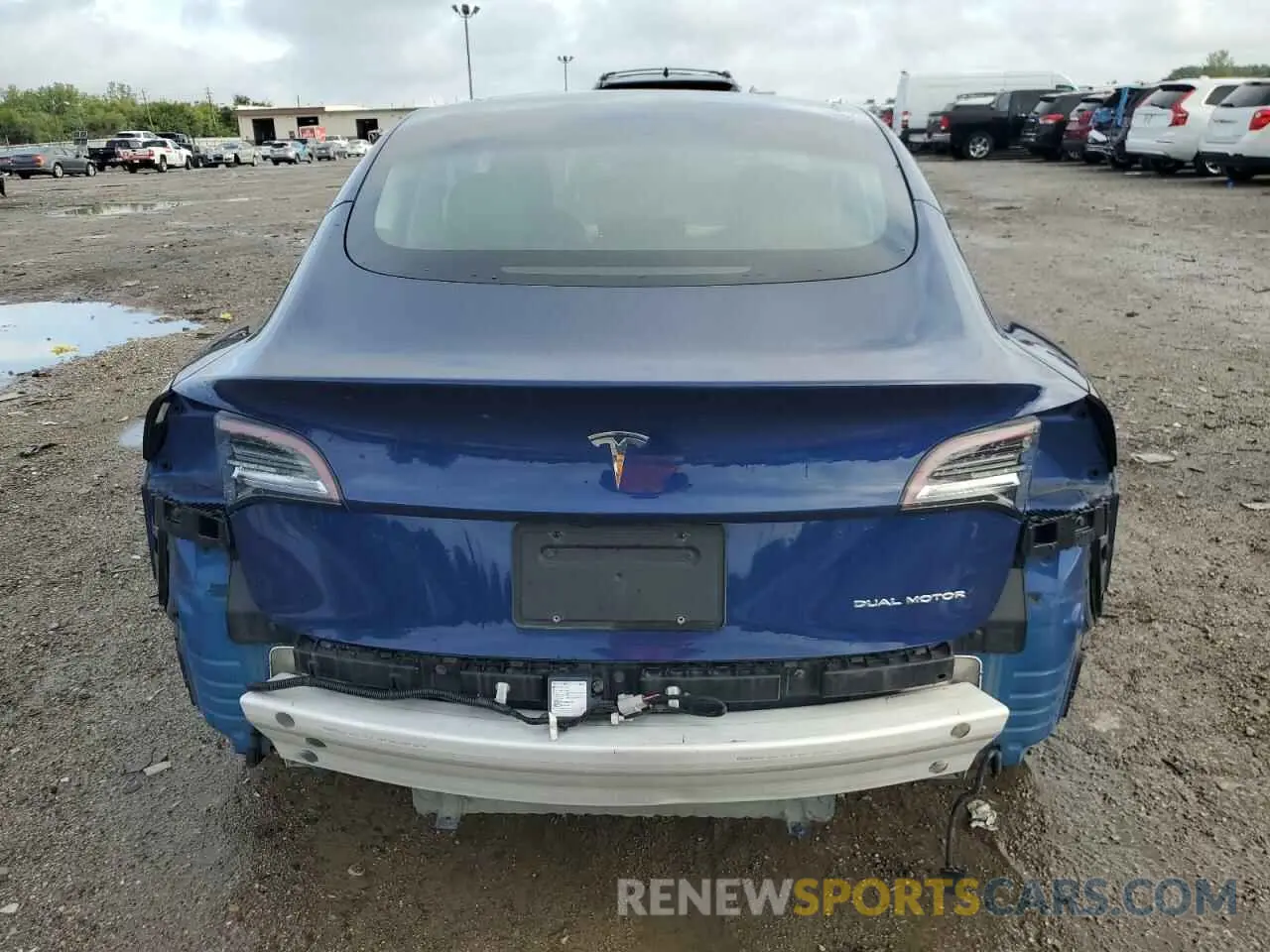 6 Photograph of a damaged car 5YJ3E1EB1MF063971 TESLA MODEL 3 2021