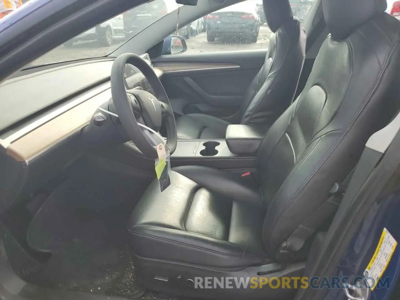 7 Photograph of a damaged car 5YJ3E1EB1MF063971 TESLA MODEL 3 2021