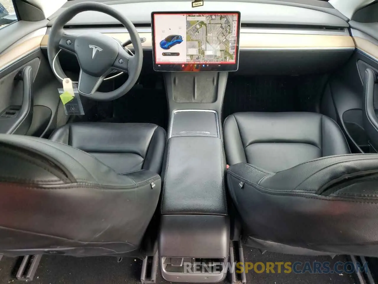 8 Photograph of a damaged car 5YJ3E1EB1MF063971 TESLA MODEL 3 2021