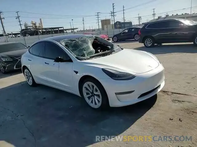 10 Photograph of a damaged car 5YJ3E1EB1MF064716 TESLA MODEL 3 2021