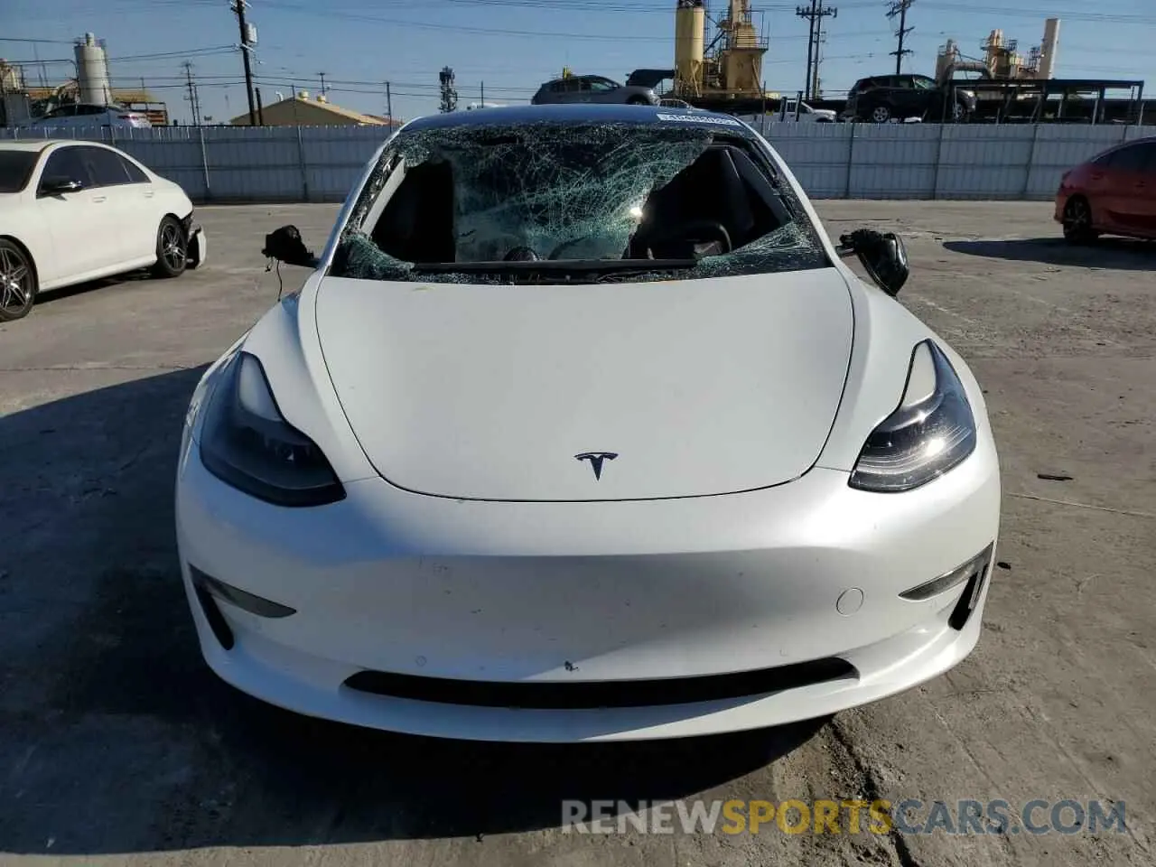 5 Photograph of a damaged car 5YJ3E1EB1MF064716 TESLA MODEL 3 2021