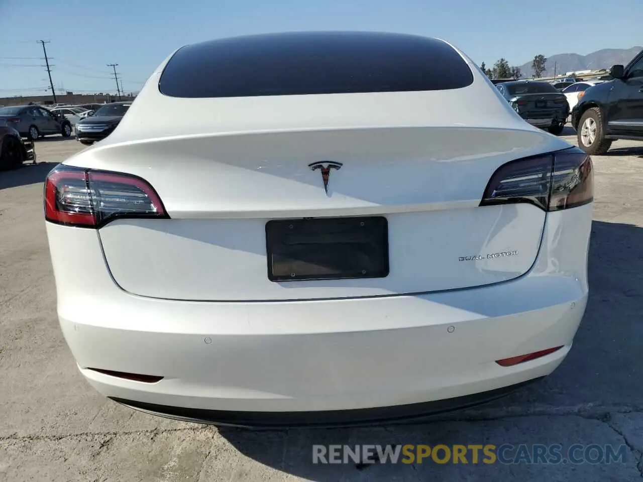 6 Photograph of a damaged car 5YJ3E1EB1MF064716 TESLA MODEL 3 2021