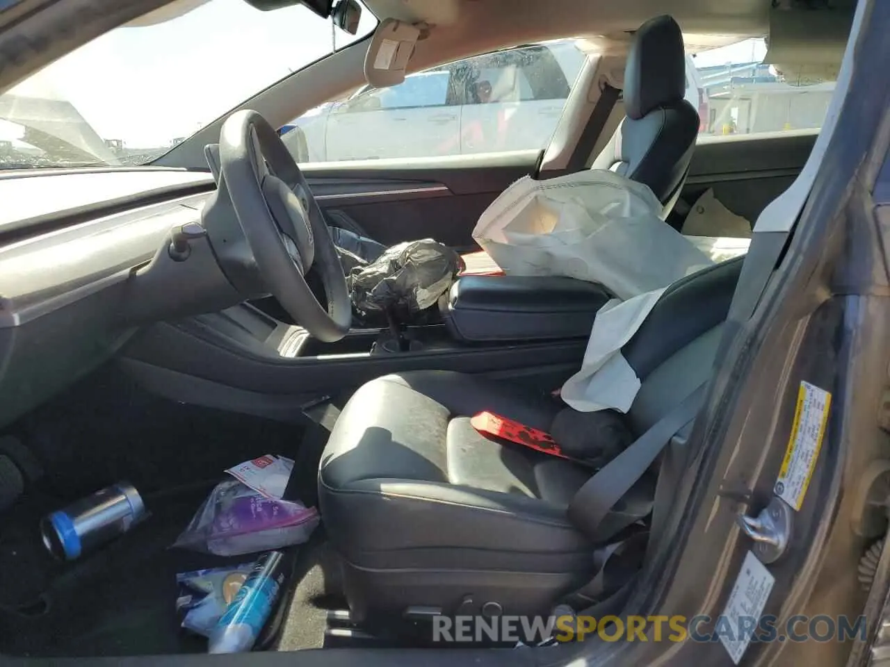 7 Photograph of a damaged car 5YJ3E1EB1MF076333 TESLA MODEL 3 2021