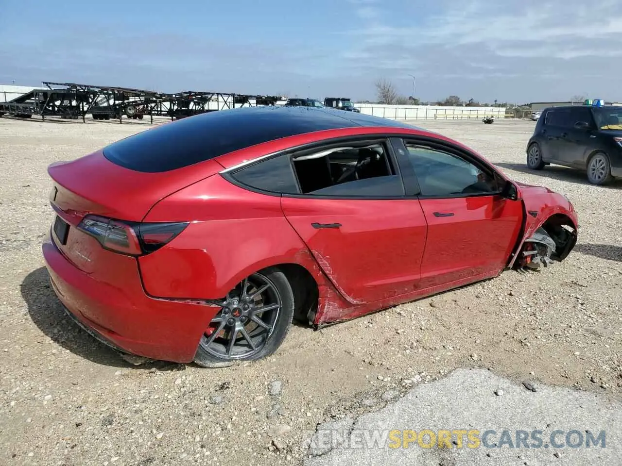 3 Фотография поврежденного автомобиля 5YJ3E1EB1MF079684 TESLA MODEL 3 2021