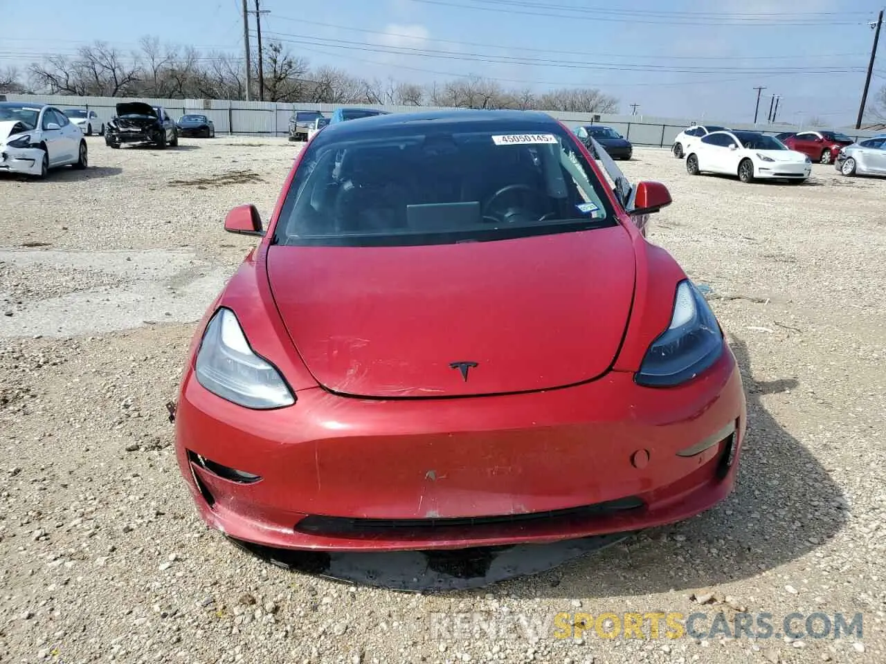 5 Фотография поврежденного автомобиля 5YJ3E1EB1MF079684 TESLA MODEL 3 2021