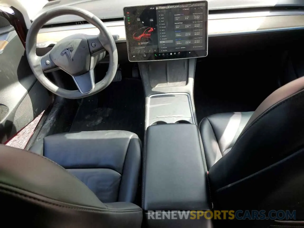 8 Фотография поврежденного автомобиля 5YJ3E1EB1MF079684 TESLA MODEL 3 2021
