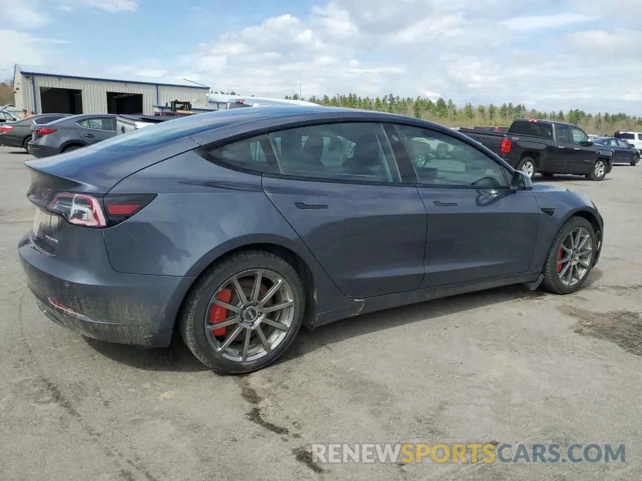 3 Фотография поврежденного автомобиля 5YJ3E1EB1MF850239 TESLA MODEL 3 2021