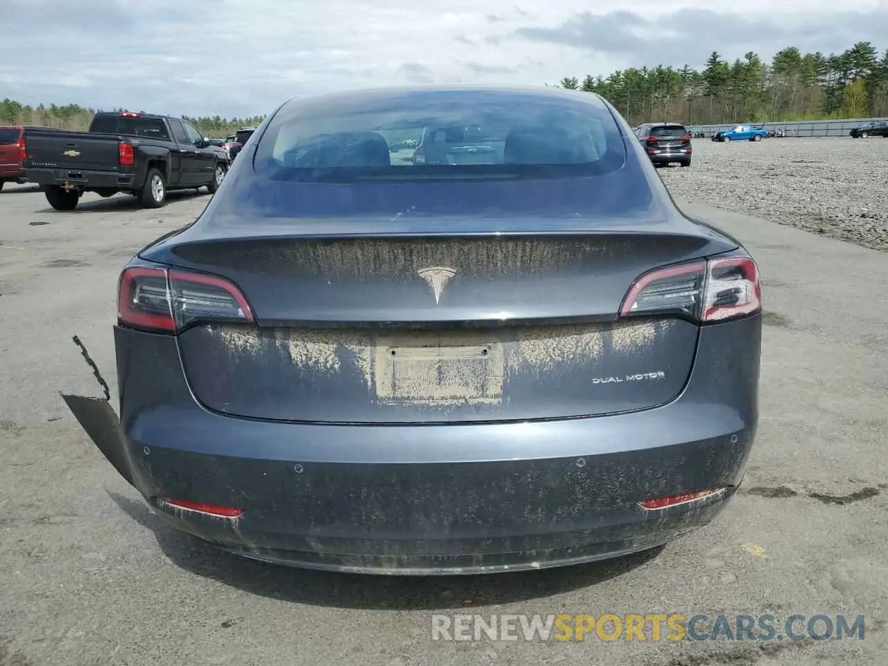6 Фотография поврежденного автомобиля 5YJ3E1EB1MF850239 TESLA MODEL 3 2021