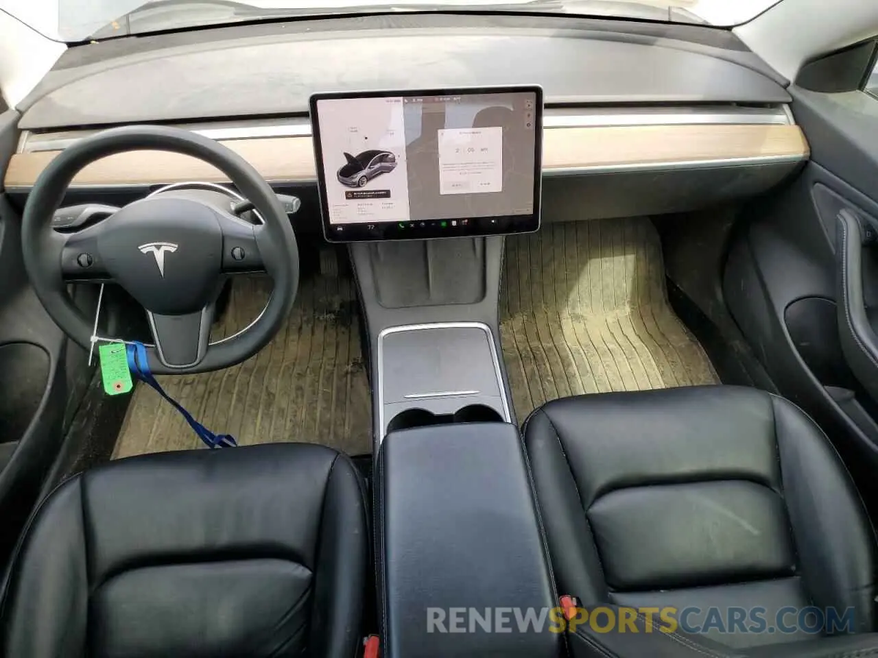 8 Фотография поврежденного автомобиля 5YJ3E1EB1MF850239 TESLA MODEL 3 2021