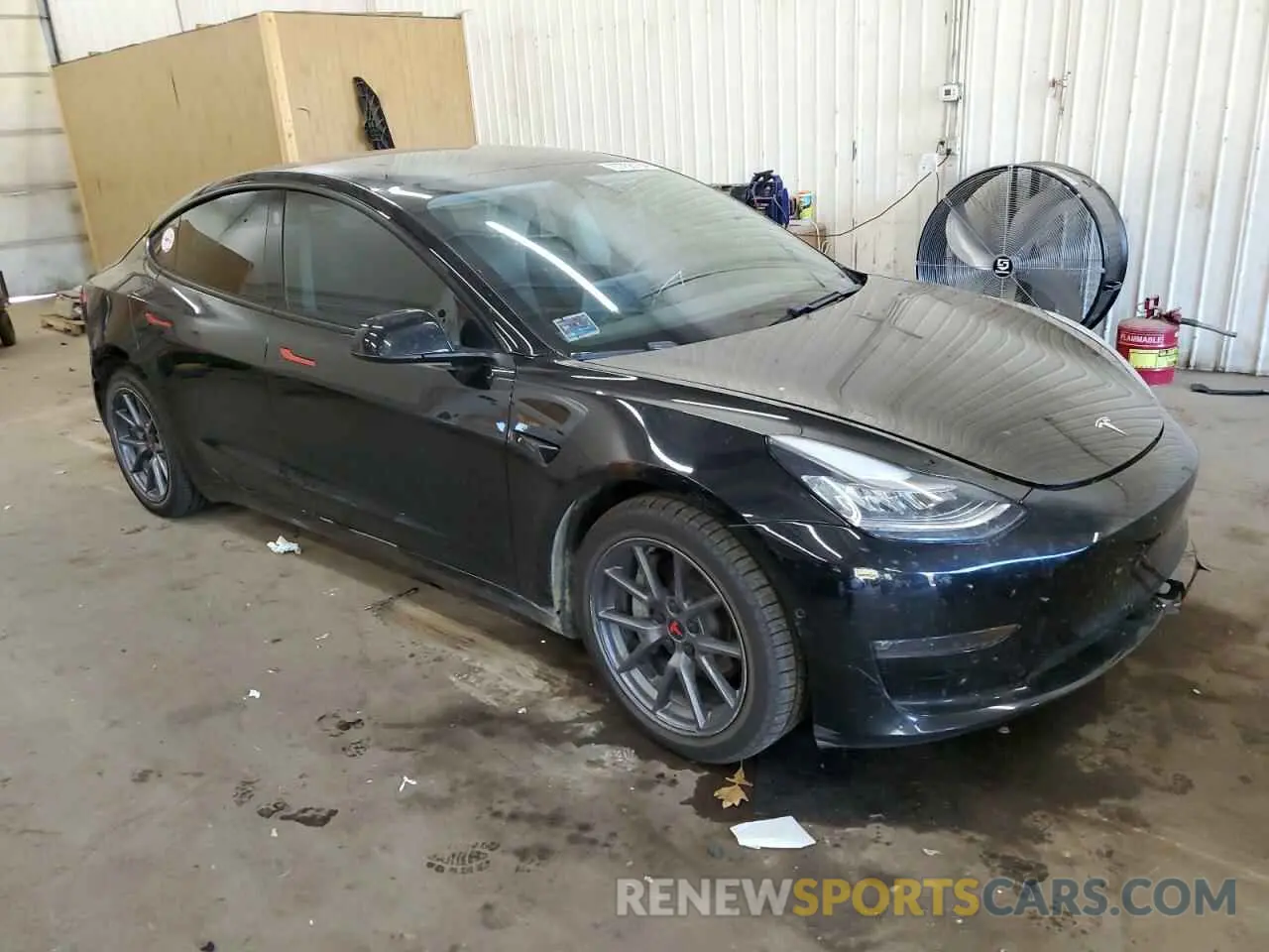 4 Photograph of a damaged car 5YJ3E1EB1MF857949 TESLA MODEL 3 2021