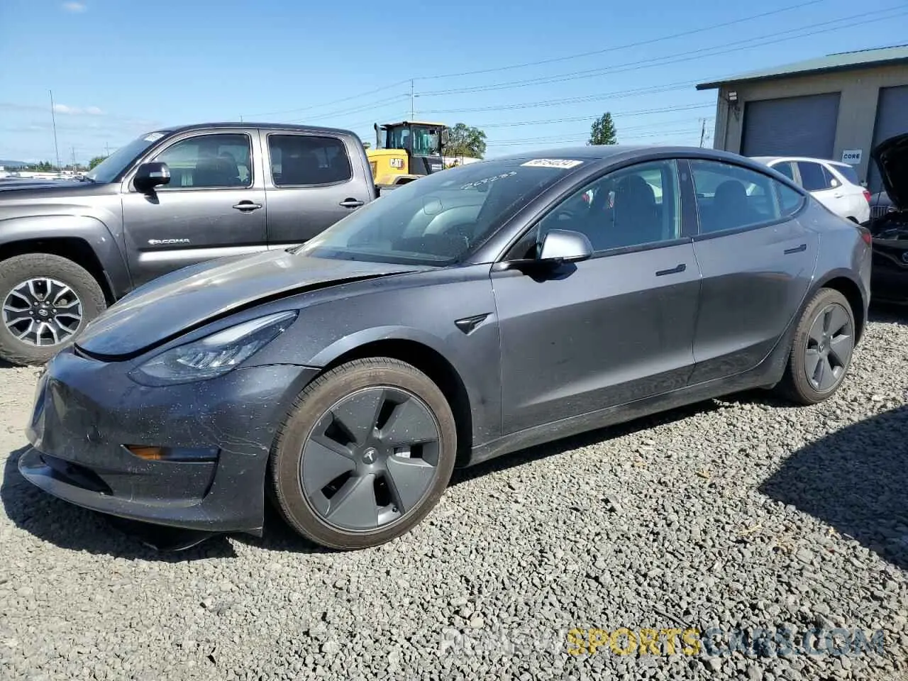 1 Фотография поврежденного автомобиля 5YJ3E1EB1MF858065 TESLA MODEL 3 2021