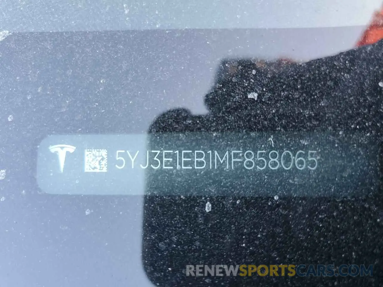 12 Фотография поврежденного автомобиля 5YJ3E1EB1MF858065 TESLA MODEL 3 2021