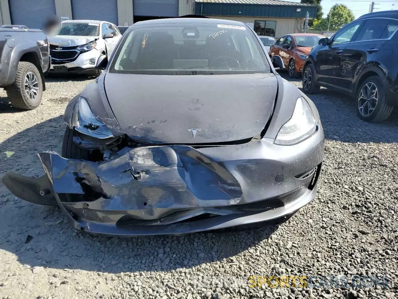 5 Фотография поврежденного автомобиля 5YJ3E1EB1MF858065 TESLA MODEL 3 2021