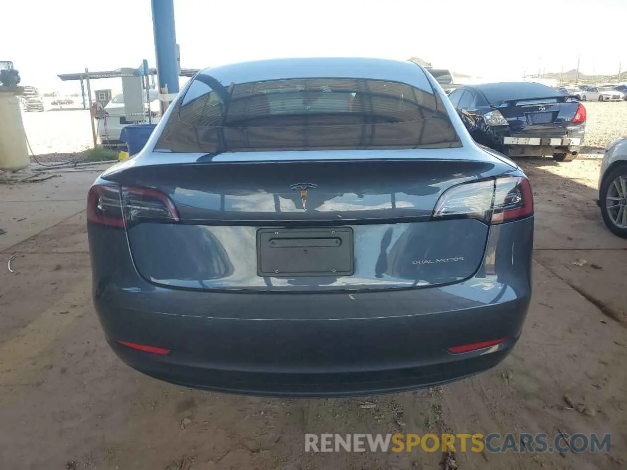 6 Photograph of a damaged car 5YJ3E1EB1MF925764 TESLA MODEL 3 2021