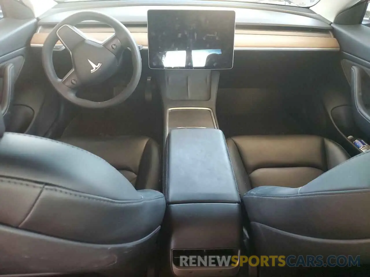 8 Photograph of a damaged car 5YJ3E1EB1MF925764 TESLA MODEL 3 2021