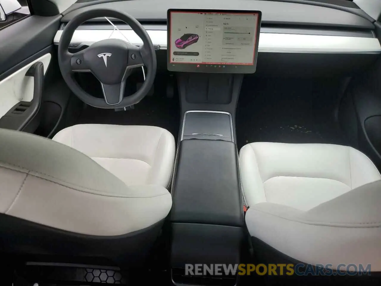 8 Фотография поврежденного автомобиля 5YJ3E1EB1MF937669 TESLA MODEL 3 2021