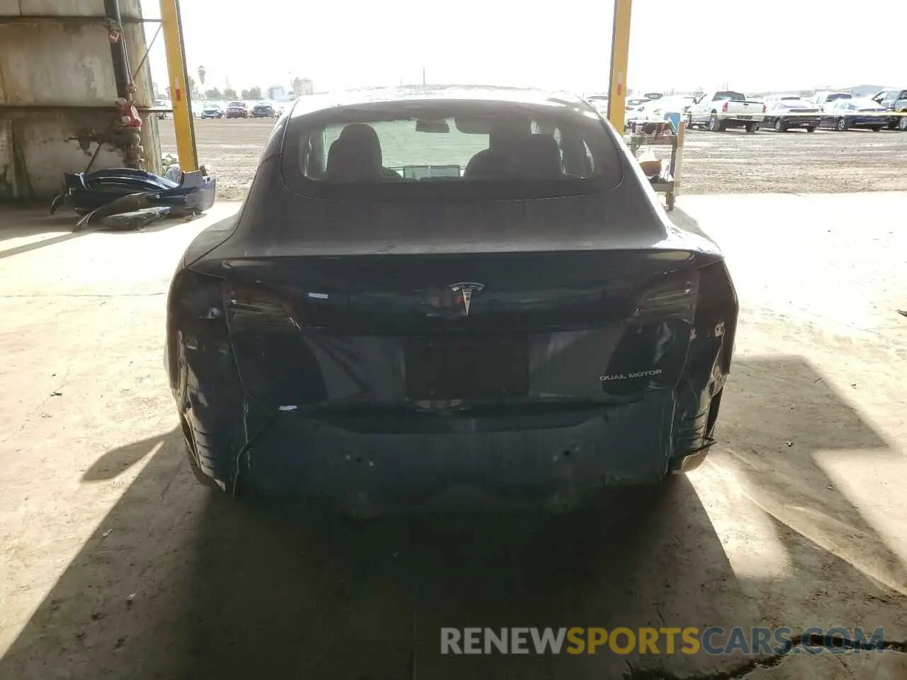 6 Photograph of a damaged car 5YJ3E1EB1MF939020 TESLA MODEL 3 2021