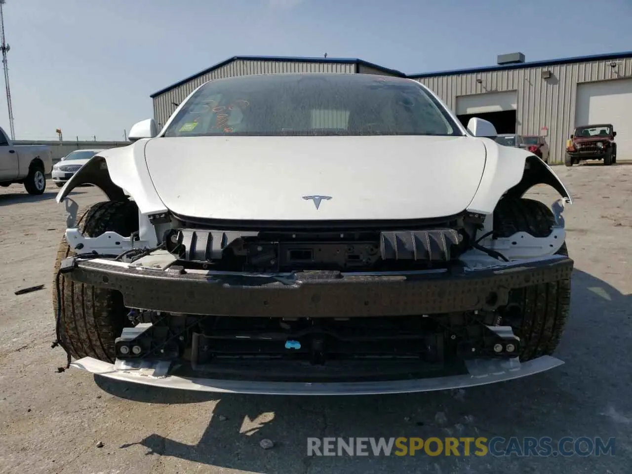 9 Photograph of a damaged car 5YJ3E1EB1MF979128 TESLA MODEL 3 2021