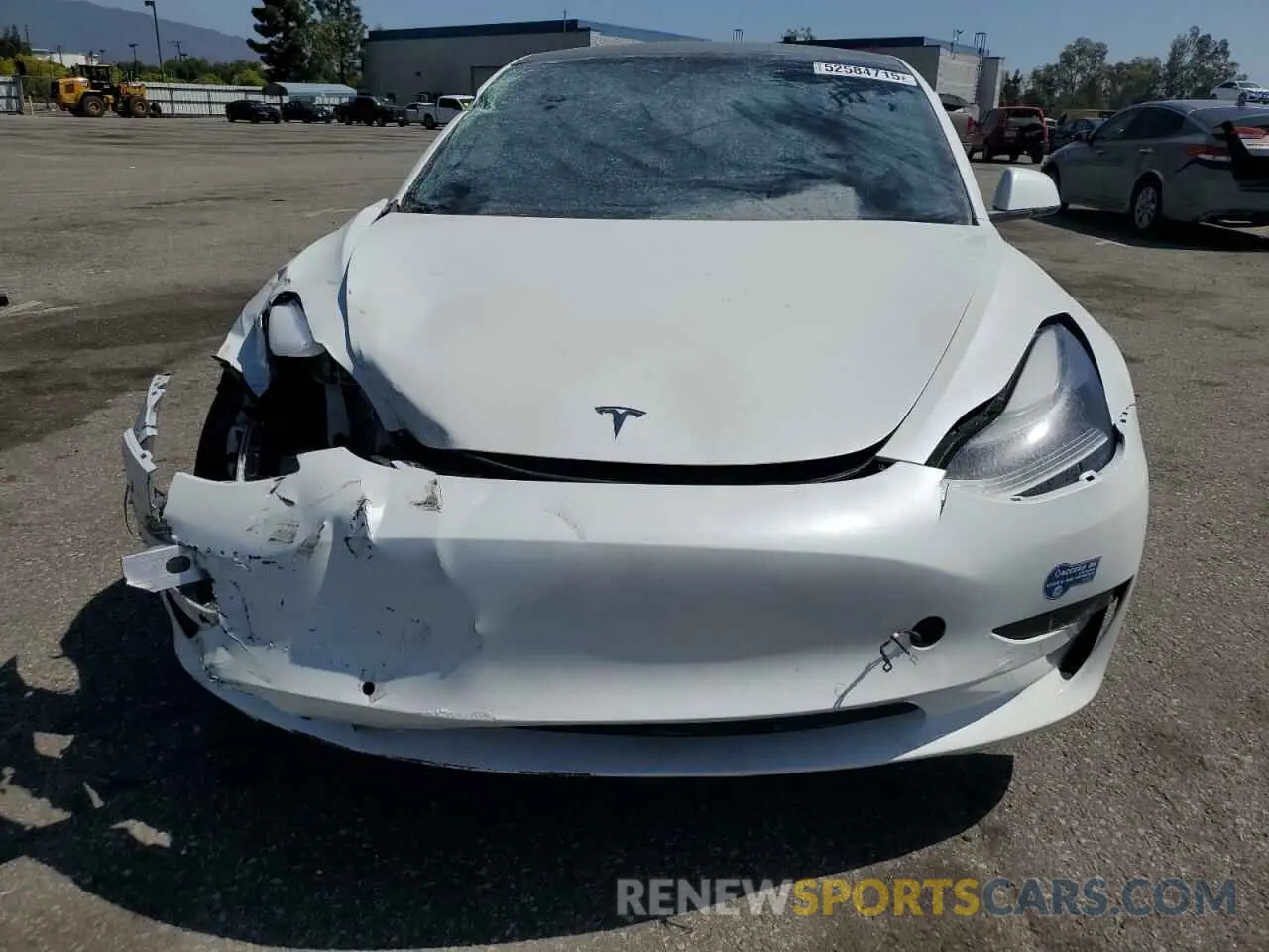 5 Фотография поврежденного автомобиля 5YJ3E1EB2MF007067 TESLA MODEL 3 2021