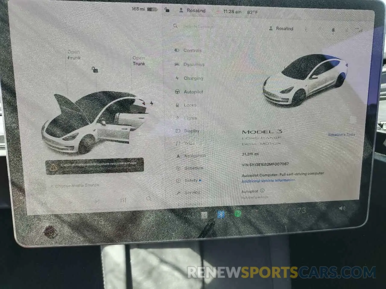 9 Фотография поврежденного автомобиля 5YJ3E1EB2MF007067 TESLA MODEL 3 2021