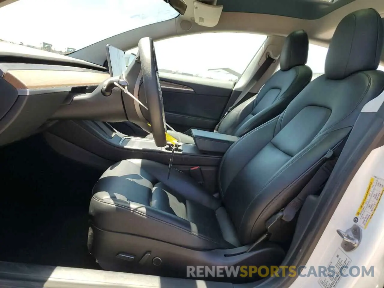 7 Фотография поврежденного автомобиля 5YJ3E1EB2MF015072 TESLA MODEL 3 2021