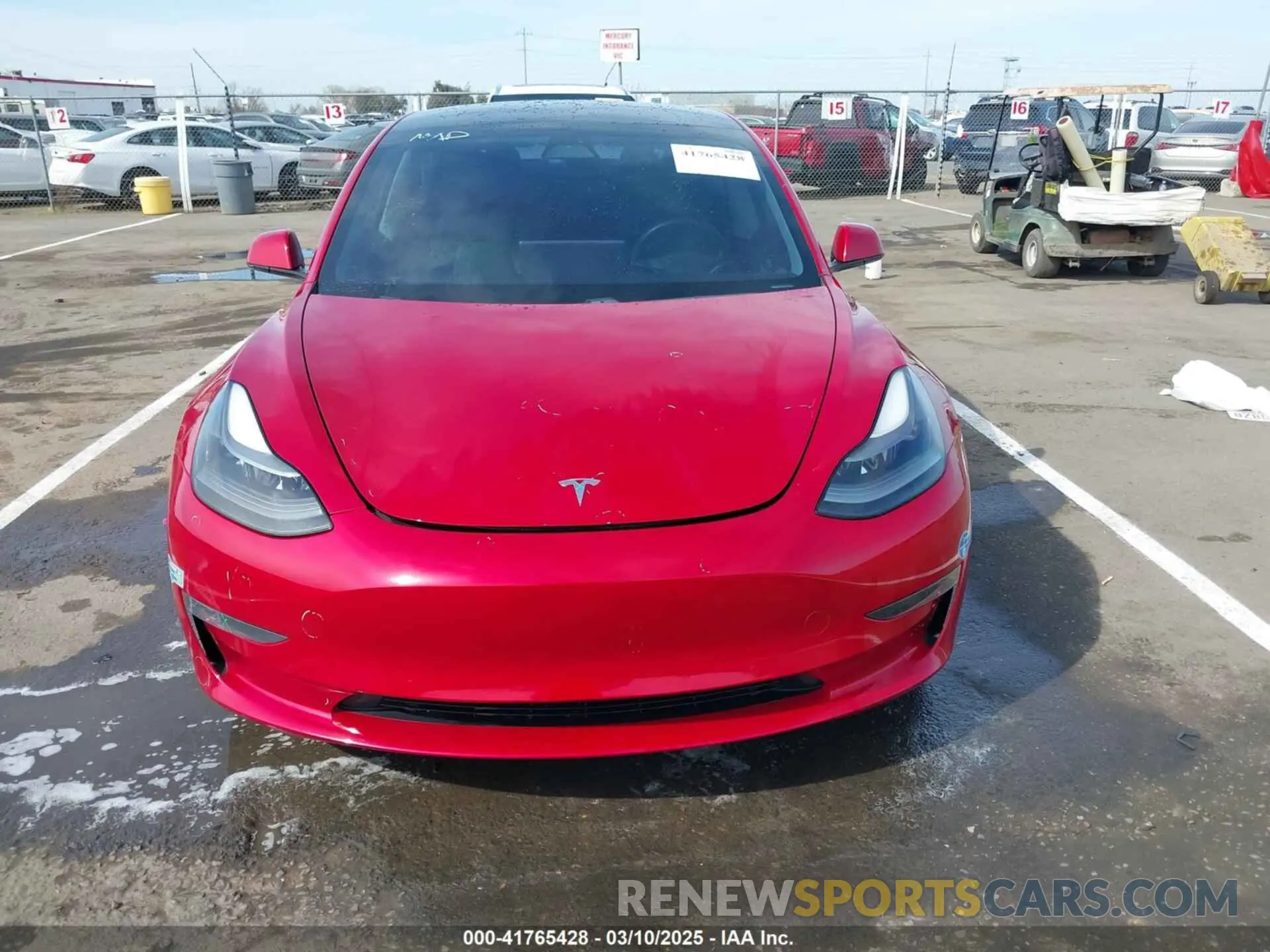 12 Фотография поврежденного автомобиля 5YJ3E1EB2MF015279 TESLA MODEL 3 2021