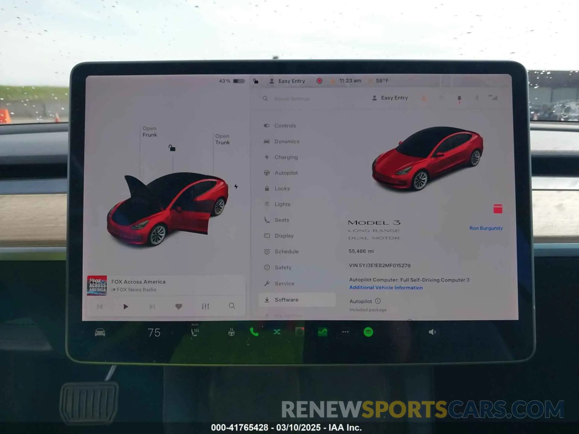 18 Фотография поврежденного автомобиля 5YJ3E1EB2MF015279 TESLA MODEL 3 2021