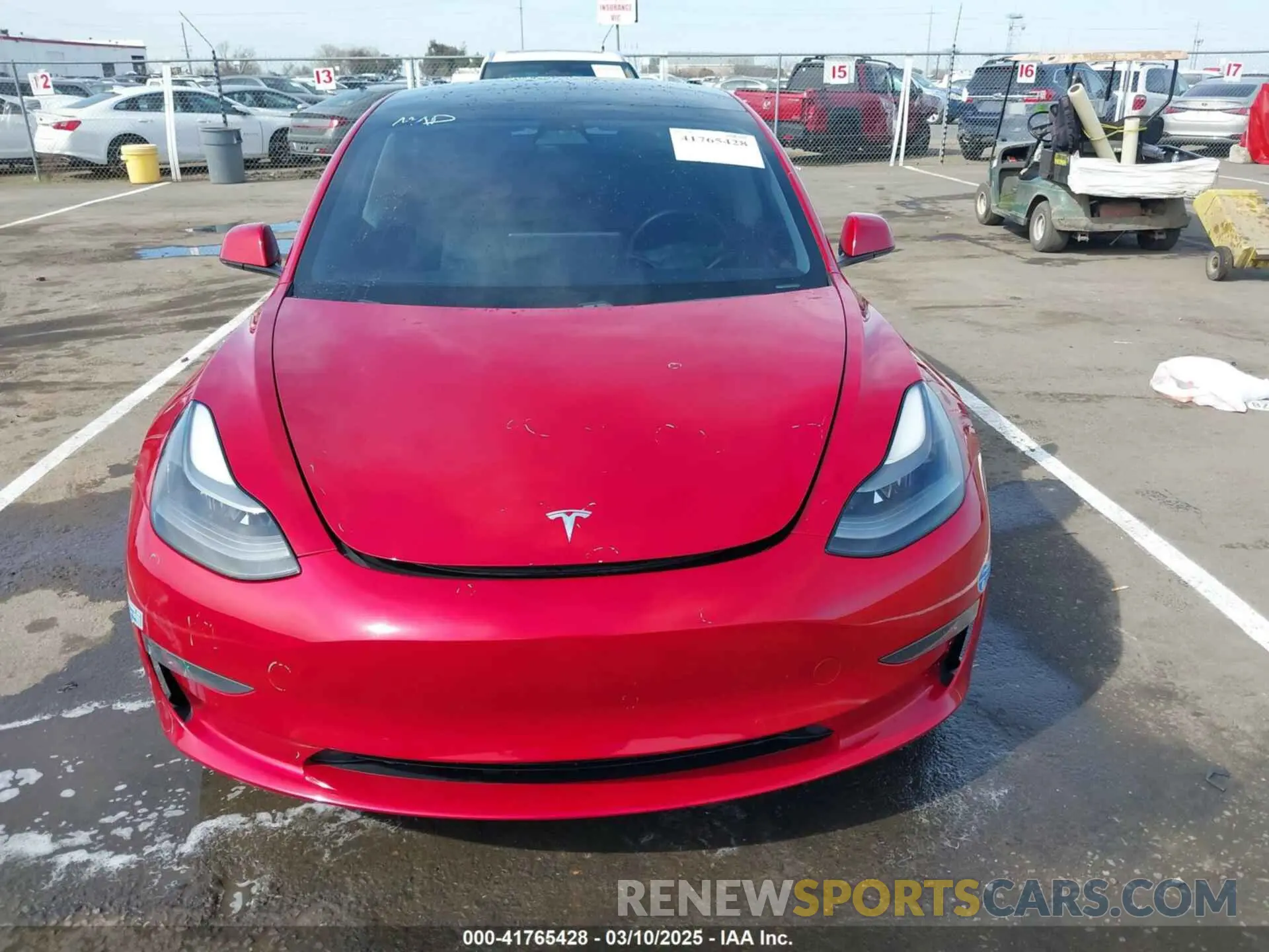 6 Фотография поврежденного автомобиля 5YJ3E1EB2MF015279 TESLA MODEL 3 2021