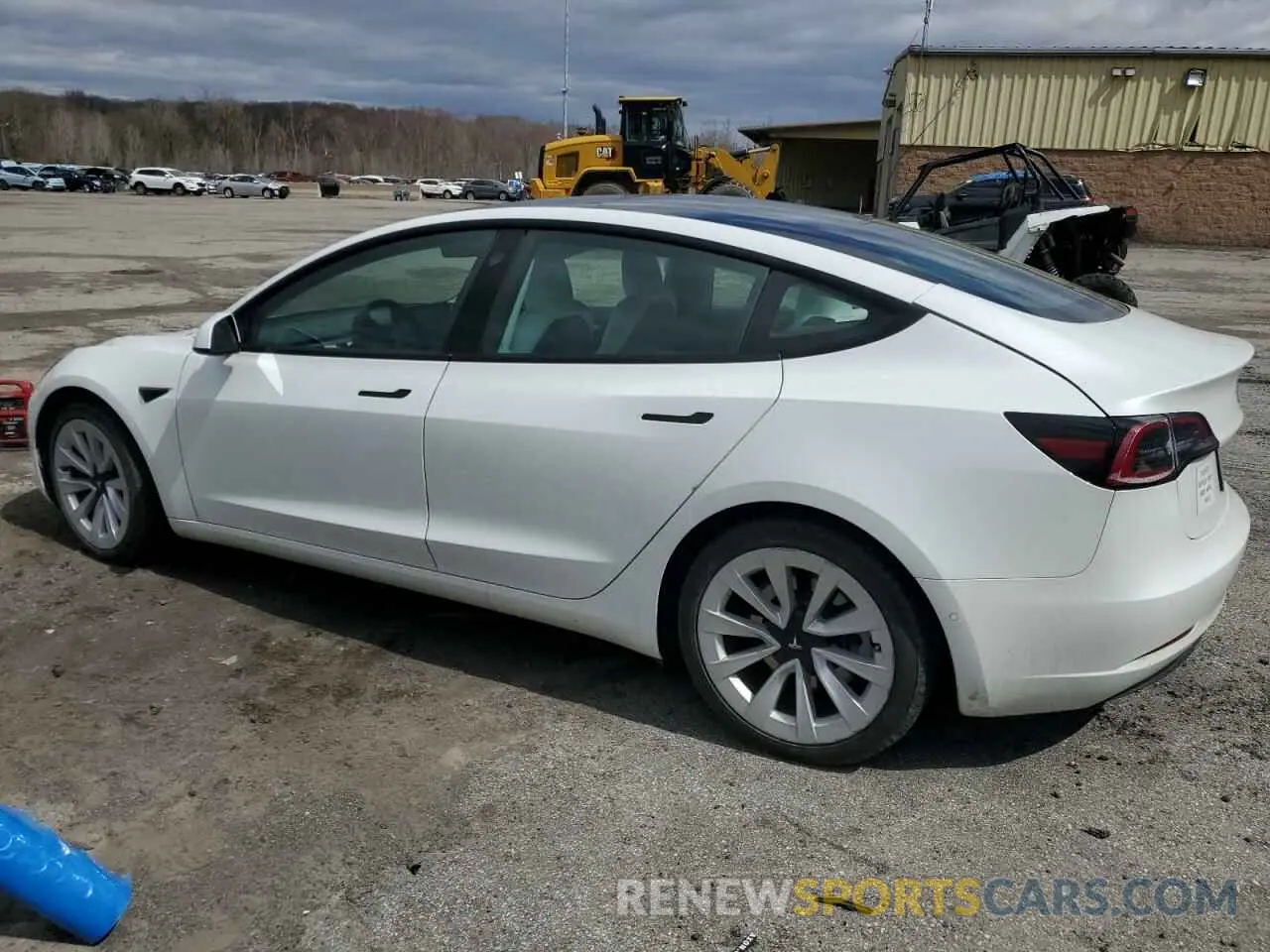 2 Фотография поврежденного автомобиля 5YJ3E1EB2MF032695 TESLA MODEL 3 2021