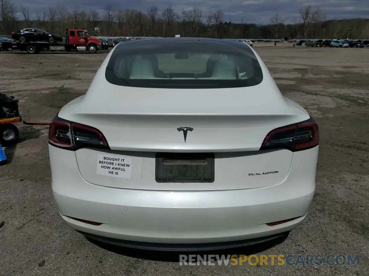 6 Фотография поврежденного автомобиля 5YJ3E1EB2MF032695 TESLA MODEL 3 2021