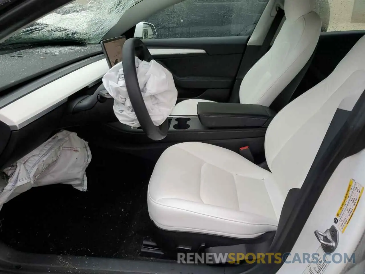 7 Photograph of a damaged car 5YJ3E1EB2MF033474 TESLA MODEL 3 2021