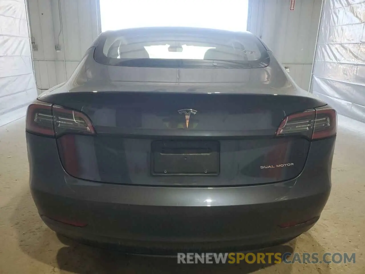 6 Photograph of a damaged car 5YJ3E1EB2MF036486 TESLA MODEL 3 2021