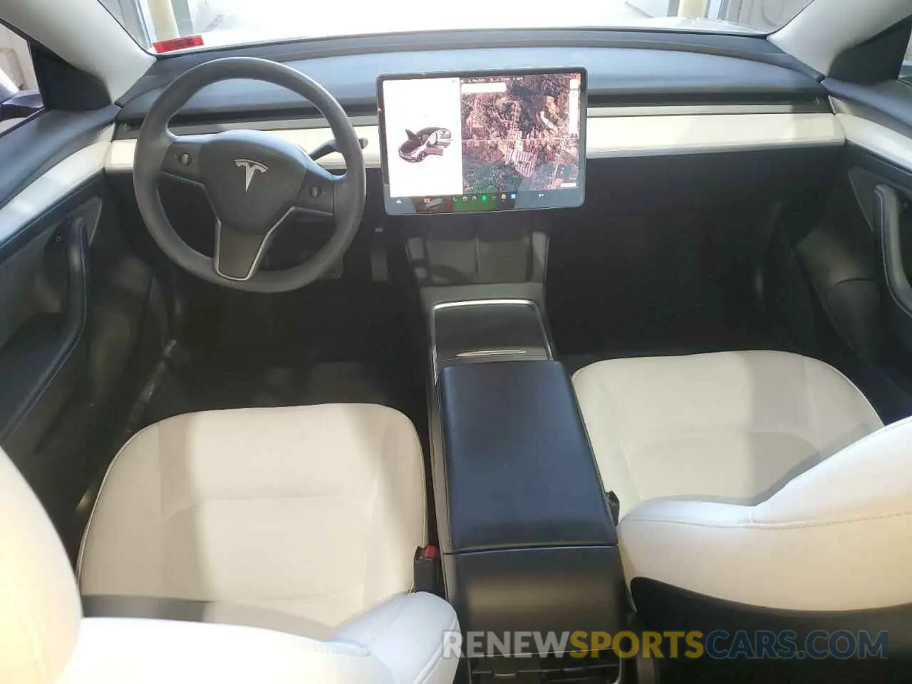 8 Photograph of a damaged car 5YJ3E1EB2MF036486 TESLA MODEL 3 2021