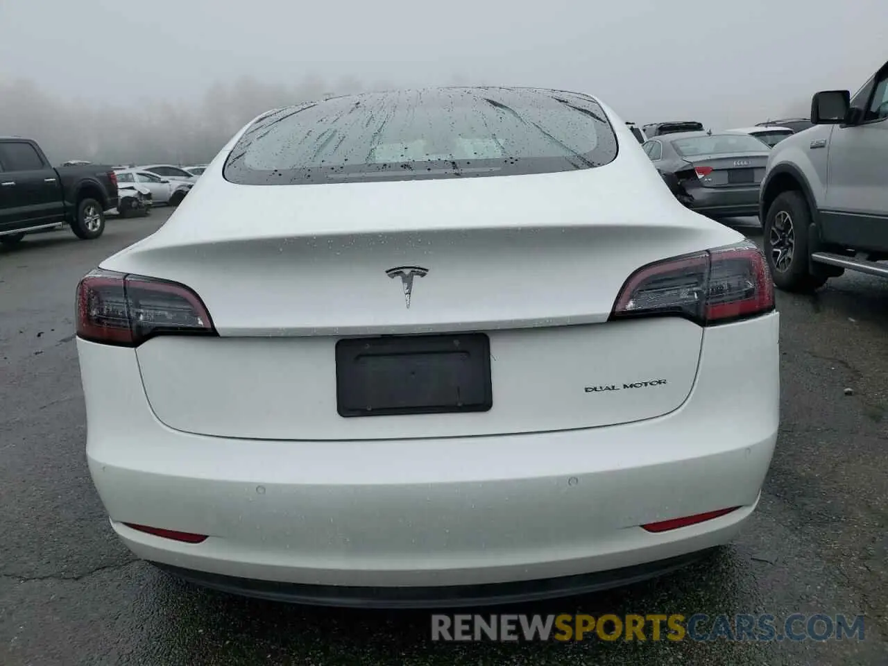 6 Photograph of a damaged car 5YJ3E1EB2MF048413 TESLA MODEL 3 2021