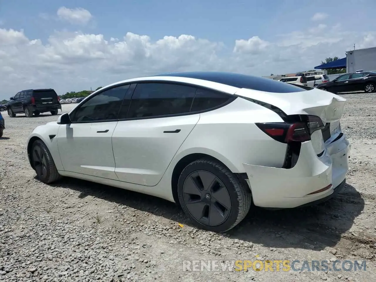 2 Фотография поврежденного автомобиля 5YJ3E1EB2MF054518 TESLA MODEL 3 2021