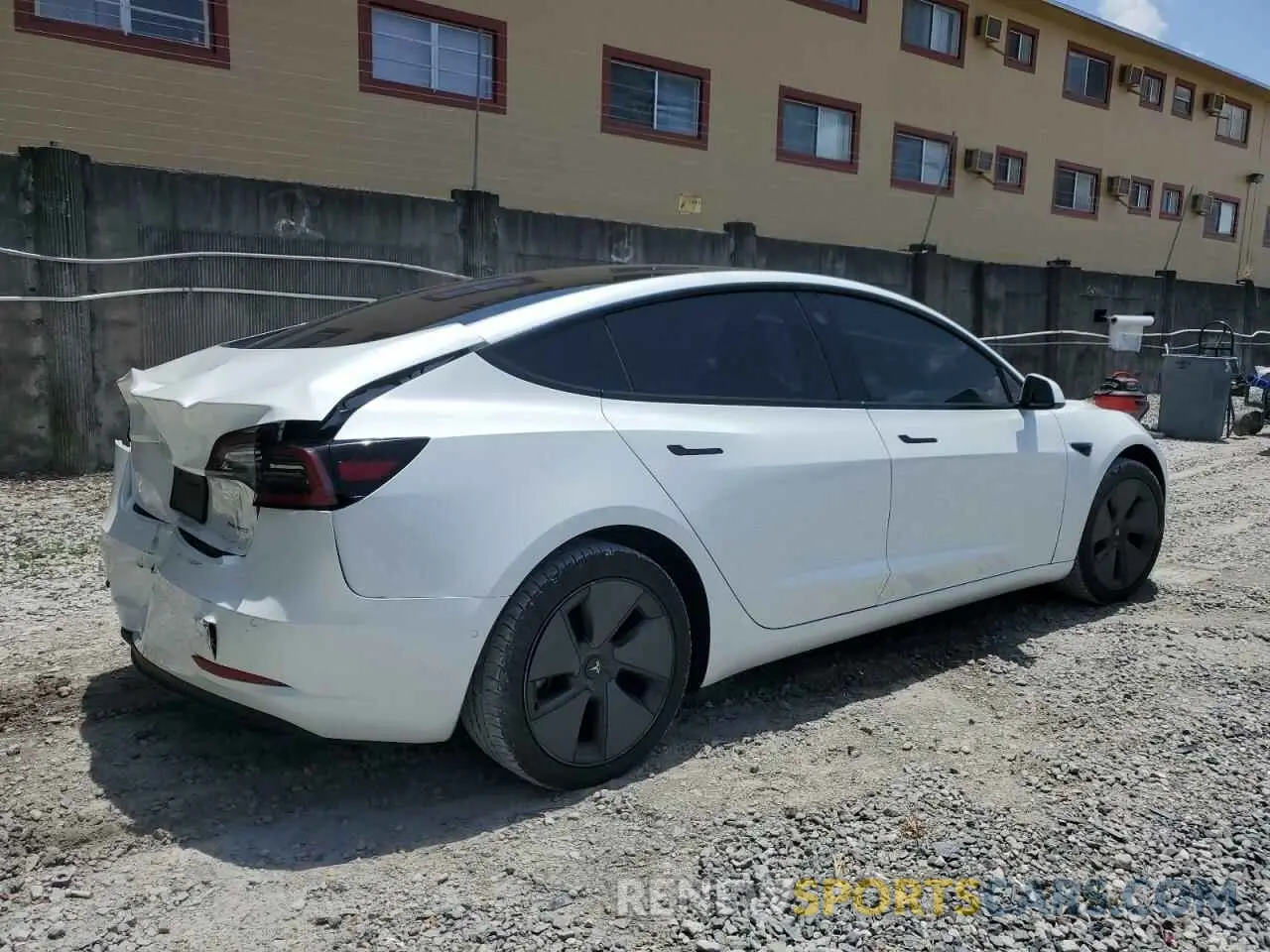 3 Фотография поврежденного автомобиля 5YJ3E1EB2MF054518 TESLA MODEL 3 2021
