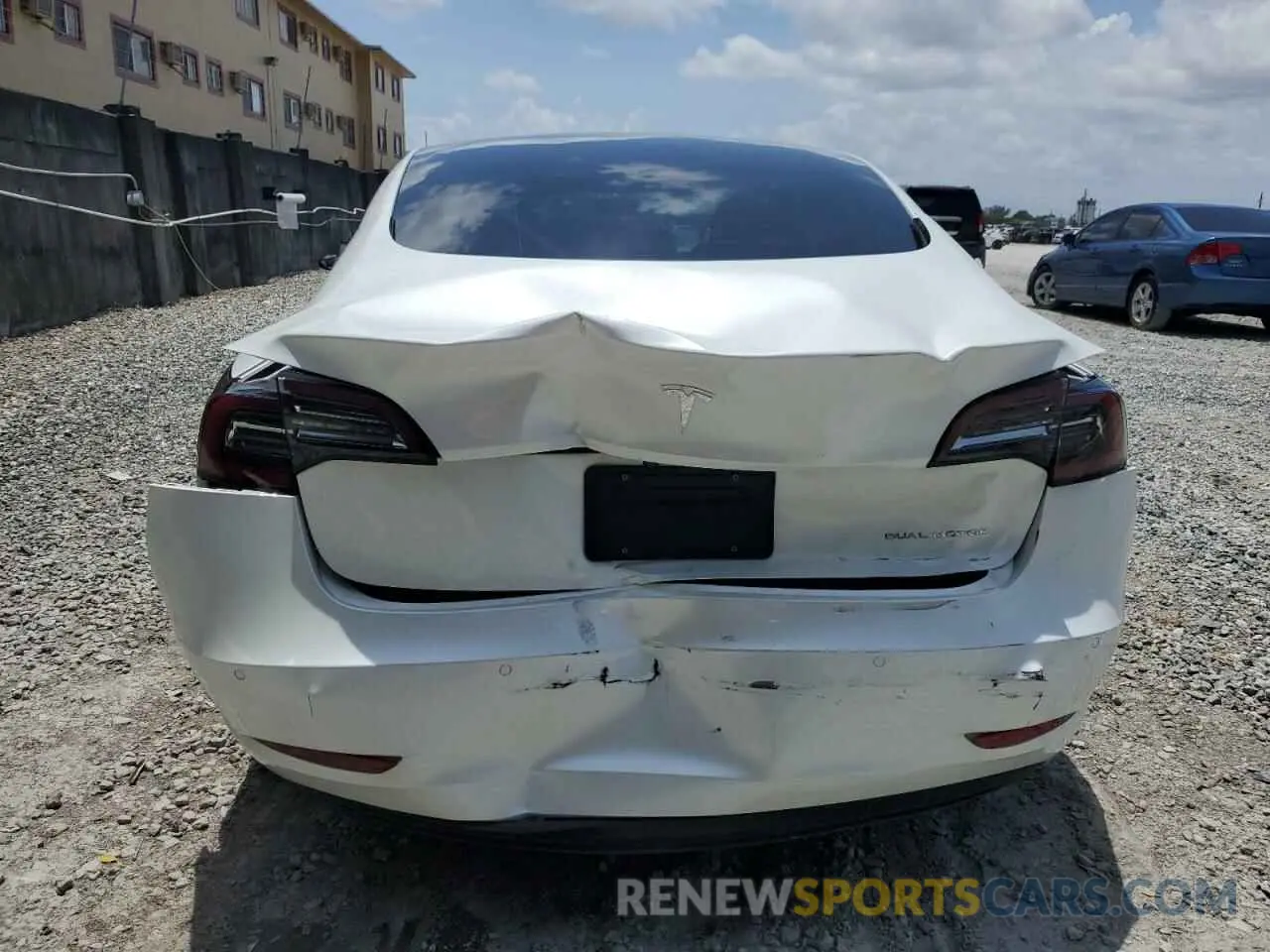 6 Фотография поврежденного автомобиля 5YJ3E1EB2MF054518 TESLA MODEL 3 2021