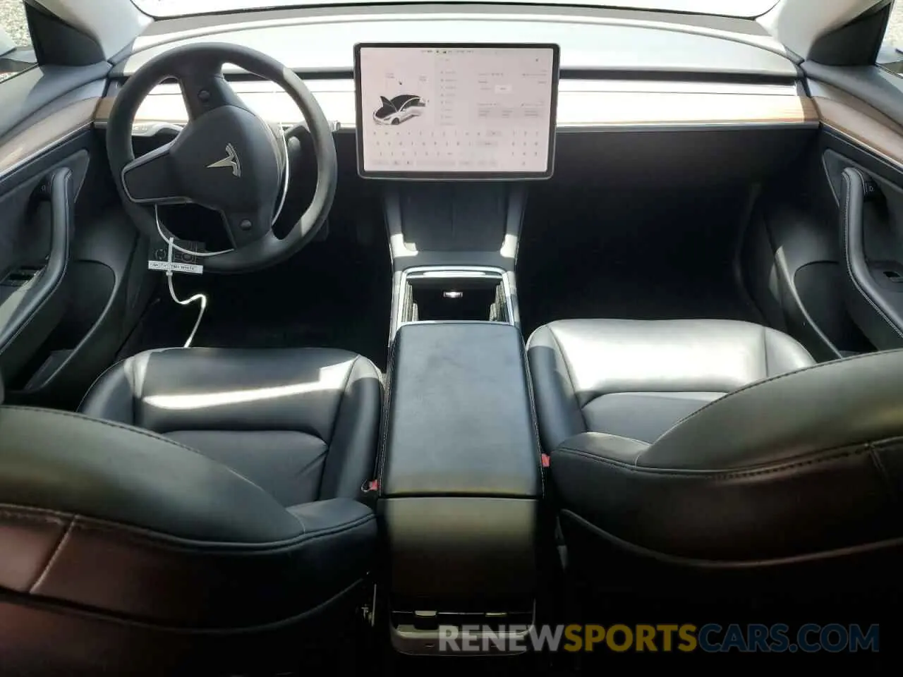 8 Фотография поврежденного автомобиля 5YJ3E1EB2MF054518 TESLA MODEL 3 2021